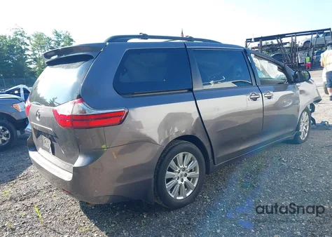 2017 Toyota Sienna Le 7 Passenger из США, поврежденный, VIN 5TDJZ3DC3HS150015